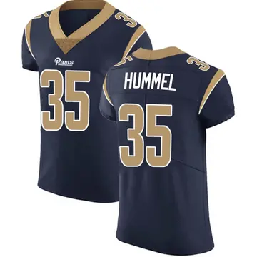 AJ Arcuri Men's Nike Los Angeles Rams Bone Custom Game Jersey