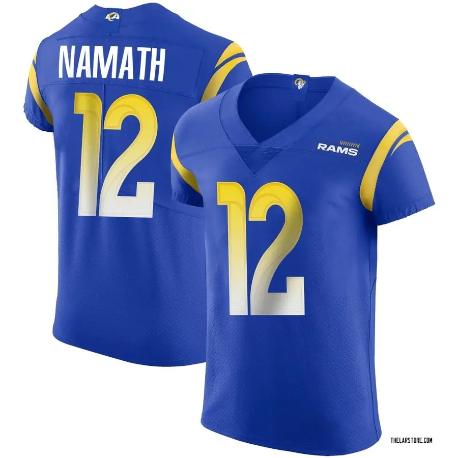 Royal Men's Joe Namath Los Angeles Rams Elite Alternate Vapor Untouchable  Jersey - Los Angeles Store