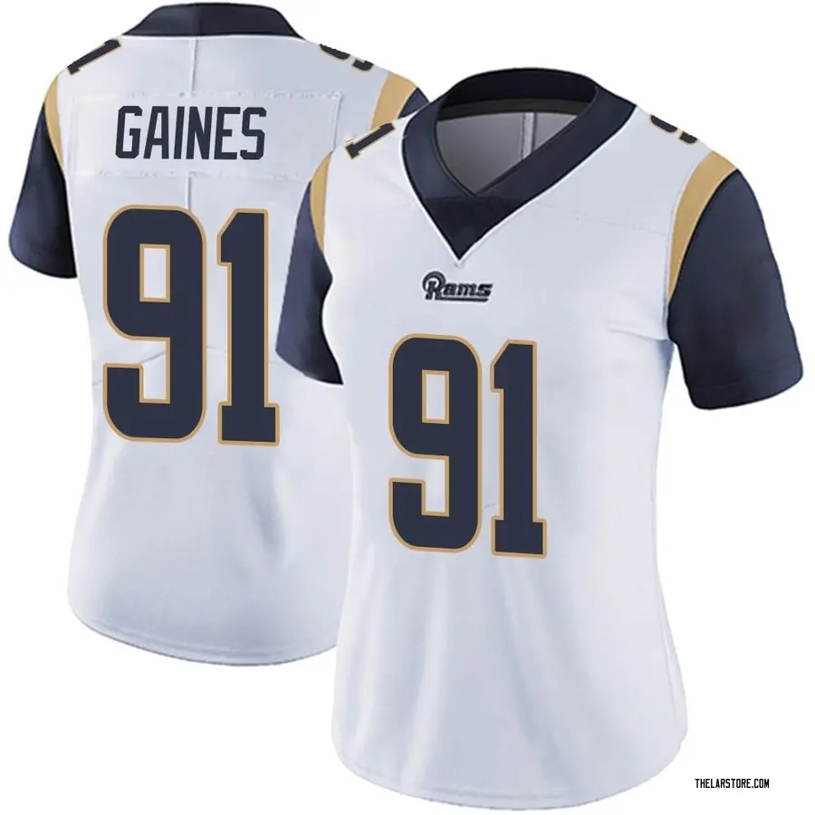 White Women's Greg Gaines Los Angeles Rams Limited Vapor Untouchable Jersey  - Los Angeles Store